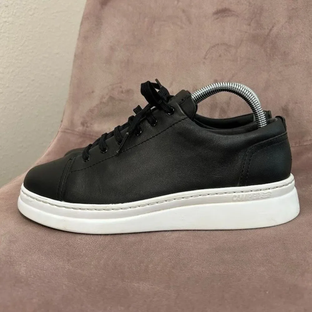 Camper Runner Up Sneakers Womens SZ EU 40 US 9-9.5 Black Leather Lightweight